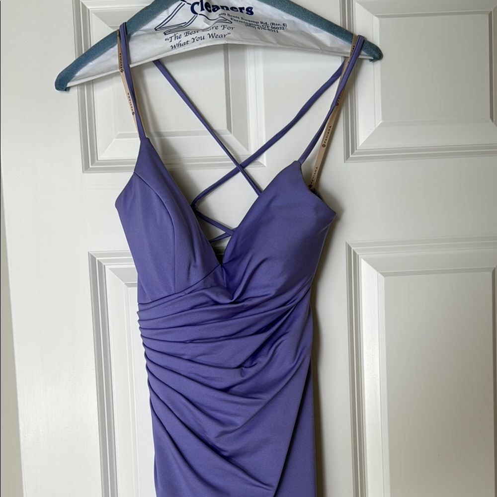 Purple Faviana maxi gown